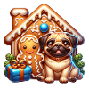 Pug Gingerbread