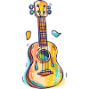 Ukulele Comic Look