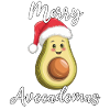 Merry Avocadomas - Funny Avocado