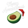 Merry Avocadomas - Avocat drôle