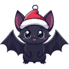 Bat Christmas Cute