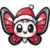 Butterfly Christmas Cute