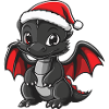 Dragon Christmas Cute