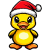 Duck Christmas Cute