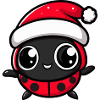 Ladybug Christmas Cute