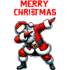 Merry Christmas: Dancing Santa Claus