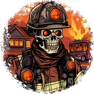 Scheletri Vigili del Fuoco / Scheletro Pompiere