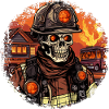 Squelettes Pompiers / Squelette de pompier
