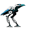 Robofalcon White and blue