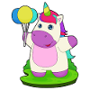 Einhorn Luftballon