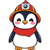 Hero Penguin Firefighter