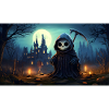 Little cute Grim Reaper