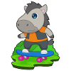 Paard Skater Skateboard