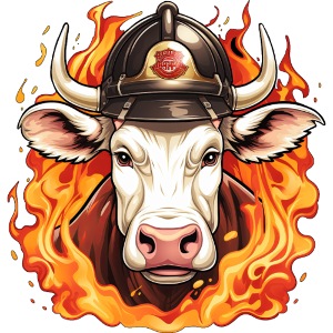 Mucca dei vigili del fuoco
