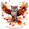 Herbst Eule