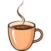 Gemütliche Kaffeepause am Herbstmorgen