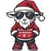 Goat Christmas X-Mas