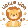 Motif enfant petit lion
