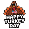 Dinde drôle de Thanksgiving