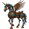 Cheval steampunk