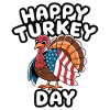 Dinde drôle de Thanksgiving