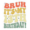 Bruh it's My 13th Birthday Gifts For Girls & boys
