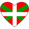 Basque Flag Heart
