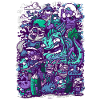 Creative Chaos in Purple