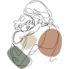 Mère avec enfant bébé
