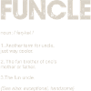 Funcle Typography Tee Design
