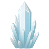 A beautiful clear crystal