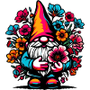 Gnome with Flowers