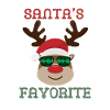 “Santa’s Favorite” Reindeer Character