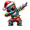 Dabbing Tiki Luau Hawaiian Tiki Mask