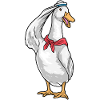 Chapeau marin canard