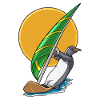 Penguin Windsurfing Surfboard Summer