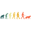 Retro Schäferhund Evolution Schäferhunde