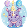 Rhino Birthday Comic