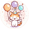 Cat Birthday Comic