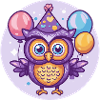 Owl Birthday Comic