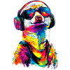 Erdmännchen Sonnenbrille Bunt Süßes Erdmännchen