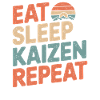 Eat Sleep Kaizen Improvement Repeat