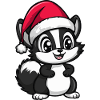 Skunk Noël mignon