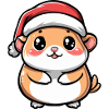 Hamster Christmas Cute