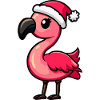 Flamingo Christmas Cute
