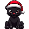 Panthère Noël mignon