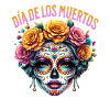Dia-de-los-muertos-carnival-halloween art