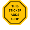 THIS STICKER ADDS 10HP SHIELD