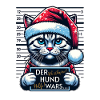 Santa Claus Funny Cats Christmas