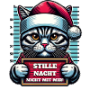 Santa Claus Funny Cats Christmas